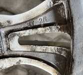 Alu kolo PLATIN 6.5x16" 4x108x65 ET26 a Nokian WR D3 195/55 R16 87T 40%