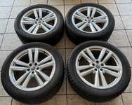 Alu kolo originál AUDI 9x20" ET33, 5x112x66.5 a Nokian WR SUV 4 285/45 R20 112V XL 80%