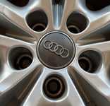 Alu kolo originál AUDI 9x20" ET33, 5x112x66.5 a Nokian WR SUV 4 285/45 R20 112V XL 80%