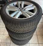 Alu kolo originál AUDI 9x20" ET33, 5x112x66.5 a Nokian WR SUV 4 285/45 R20 112V XL 80%
