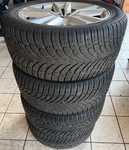 Alu kolo originál AUDI 9x20" ET33, 5x112x66.5 a Nokian WR SUV 4 285/45 R20 112V XL 80%