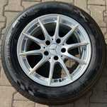 Alu kolo originál MERCEDES 7.5x16" ET45.5 5x112x66.5 a Kumho Ecsta HS52 225/55 R16 95W 80%