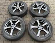 Alu kolo BORBET 6.5x17“ ET41, 5x112x66.5 a Bridgestone Blizzak 6 215/55 R17 98V XL 30%