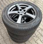 Alu kolo BORBET 6.5x17“ ET41, 5x112x66.5 a Bridgestone Blizzak 6 215/55 R17 98V XL 30%