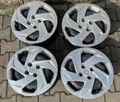 Plechový disk KFZ 5015 6Jx15 4x100x54 ET47 + Poklice 